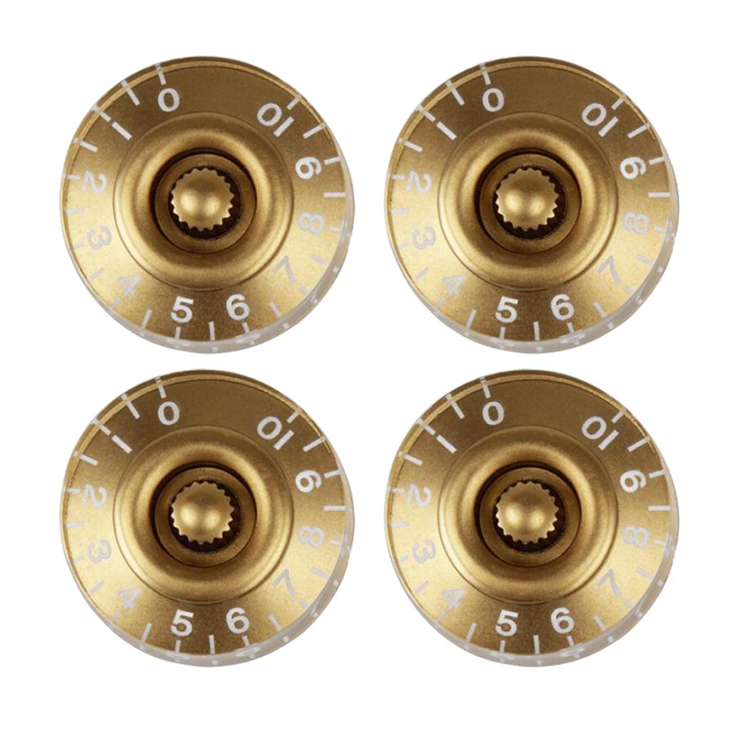 Sunnimix 4 Miếng Đàn Guitar Tốc Độ Nút Điều Khiển Cho Gibson LP Điện Phần Guitar