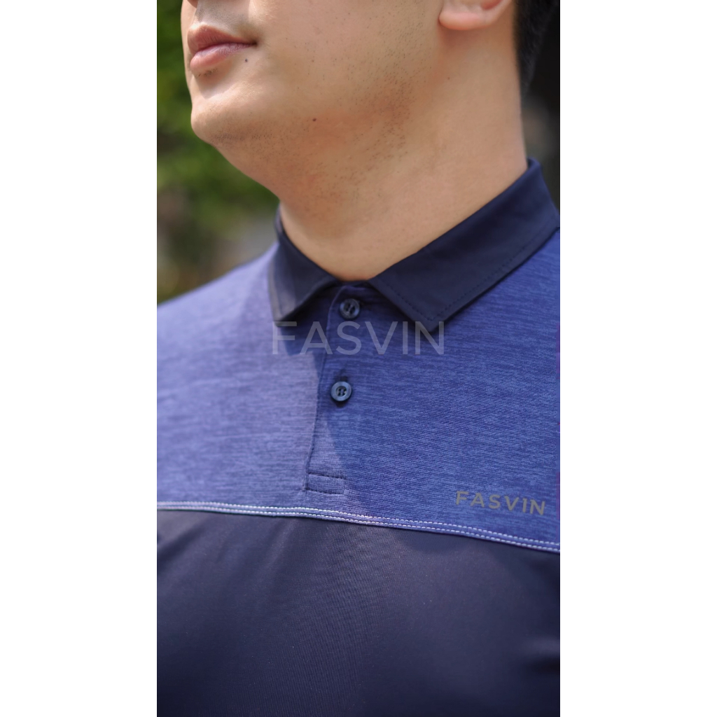 Áo Polo nam BIGSIZE FASVIN A25162.HN chất vải thun thể thao cao cấp phom dáng đẹp