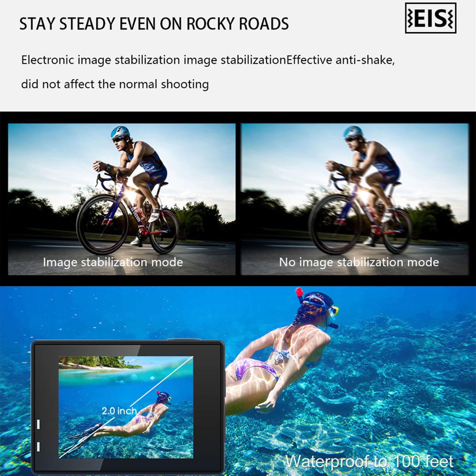 Camera thể thao ngoài trời 4K không thấm nước mới