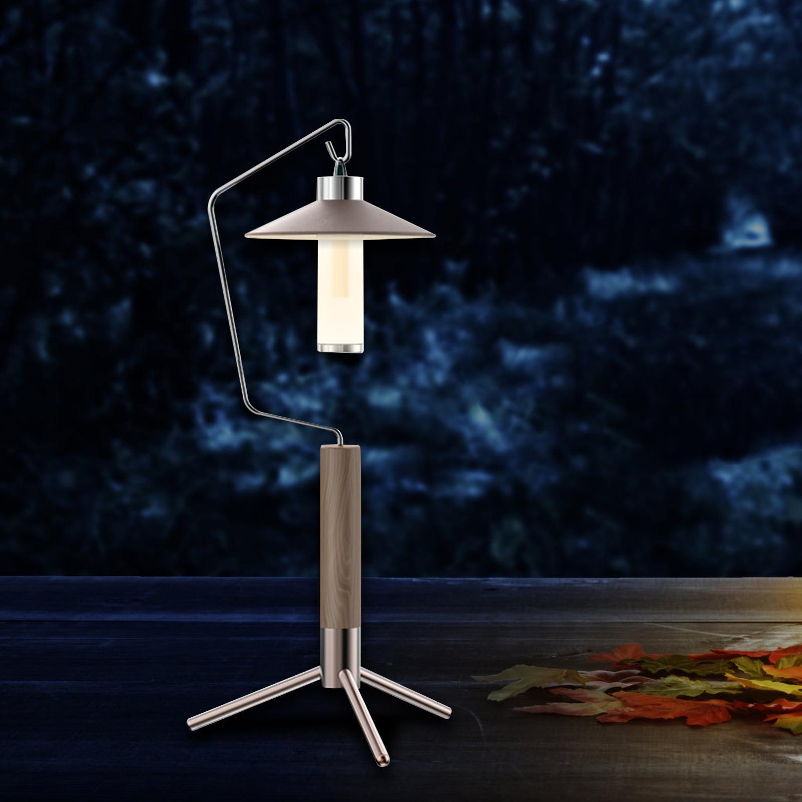 Lantern Stand Desktop Foldable Backpacking BBQ Outdoor Camping Lamp Pole