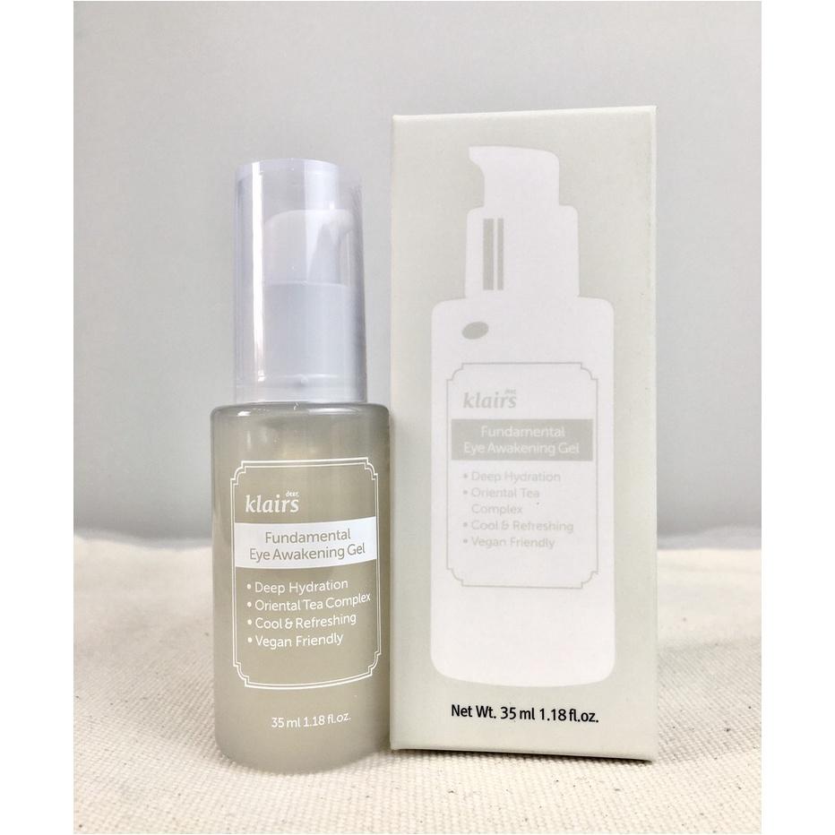 Kem dưỡng mắt dạng gel dưỡng ẩm, giảm bọng mắt, chống lão hóa Klairs Fundamental Eye Awakening Gel 35ml