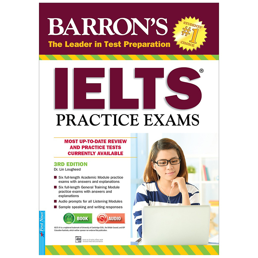 Combo : Ngoại Ngữ IELTS (2 Cuốn) : Barron'S_IELTS Practice Exams 3rd Edition (Tặng Kèm CD) + Essential Words For The IELTS 3rd Edition (Tặng Kèm 1CD)