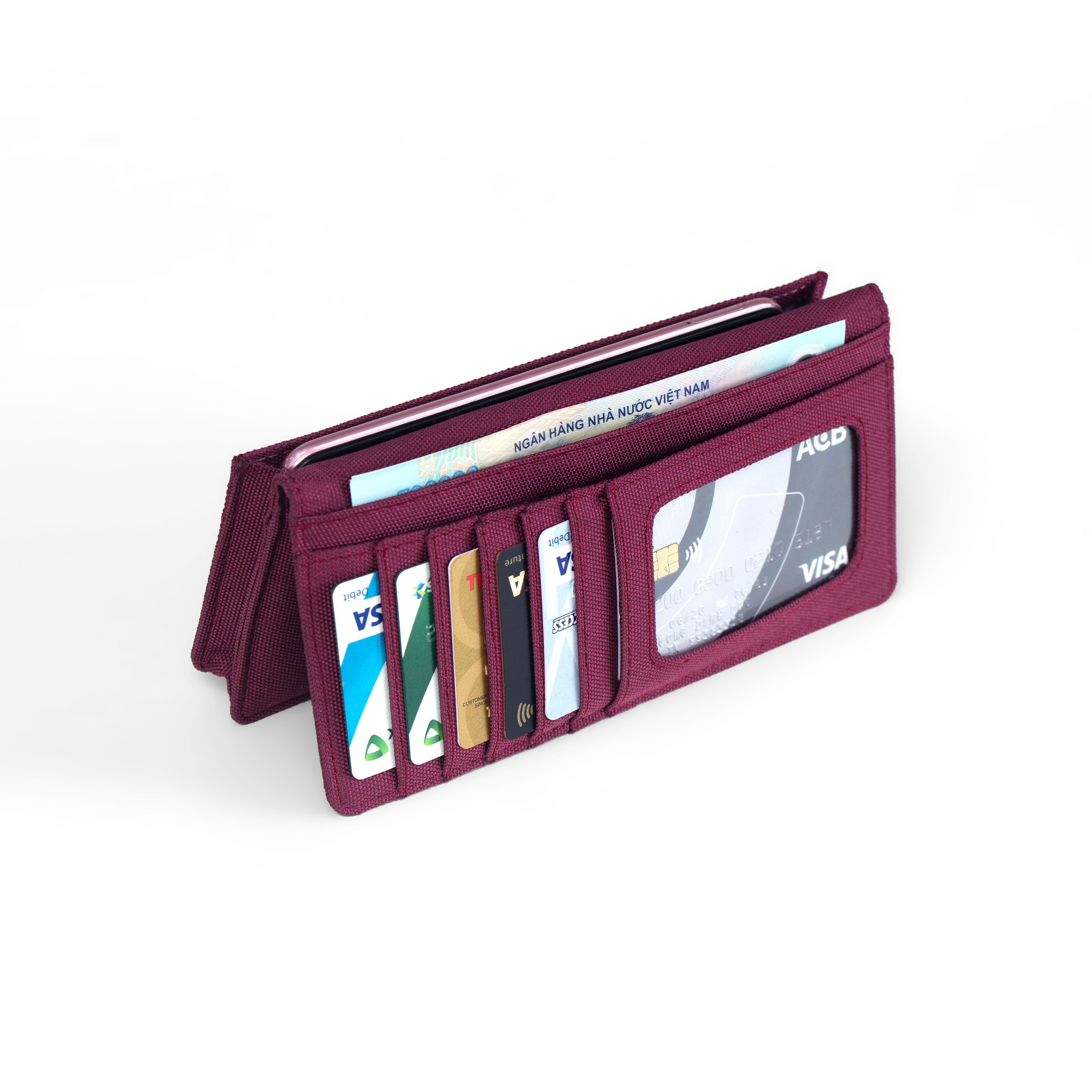 Ví cầm tay dài nam BST The Long Wallet chính hãng NATOLI nhiều ngăn chống nước sang trọng thời trang
