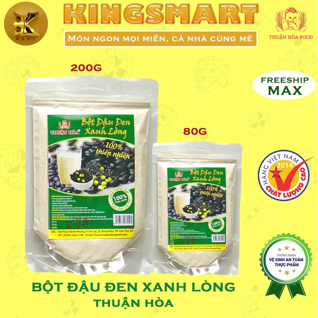 Bột Đậu Đen Xanh Lòng 80G/200G THUẬN HÒA FOOD Tăng Cường Sắt, Thanh Nhiệt, Hỗ Trợ Làm Đẹp Da Đen Tóc