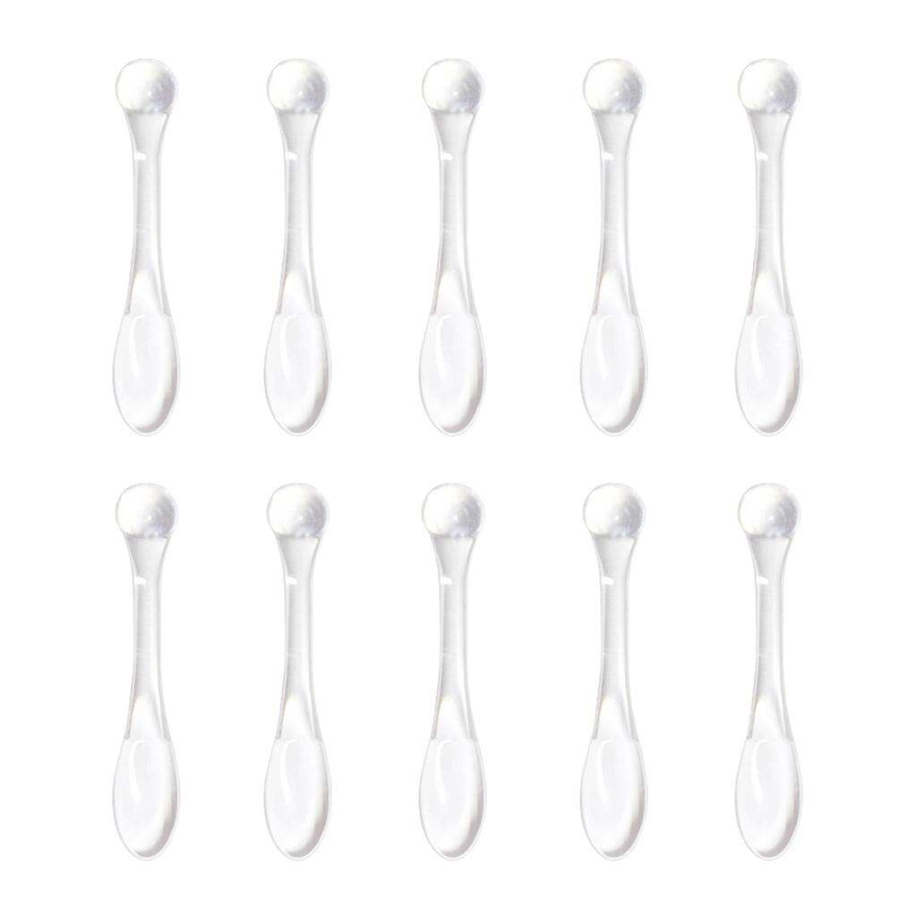 Cuticate 10 Mini Đựng Mỹ Phẩm Thìa Đũa Trộn Lấy Mẫu Da Mặt Nạ Thìa Rõ Ràng