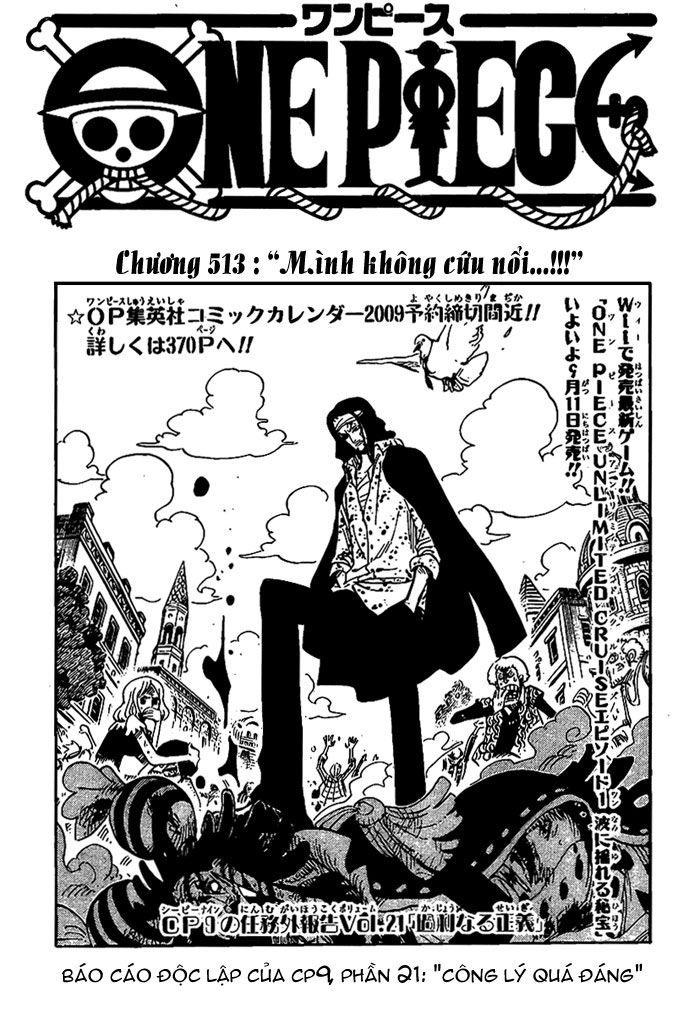 đảo hải tặc - one piece chapter 513 2