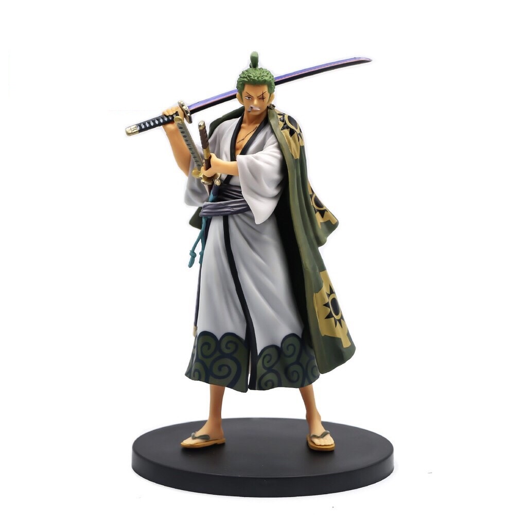 Mô Hình Roronoa Zoro ở Vương quốc Wano Cao 19cm  -Tượng Figure One Piece