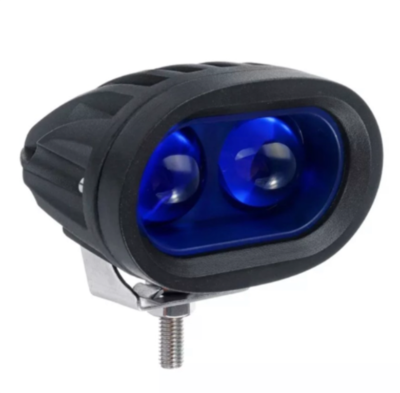 ĐÈN CHIẾU ĐIỂM AN TOÀN 12V-80V 20W BLUE LED FORKLIFT WARNING LIGHT 12V-80V 10W*2 CHỐNG NƯỚC IP67