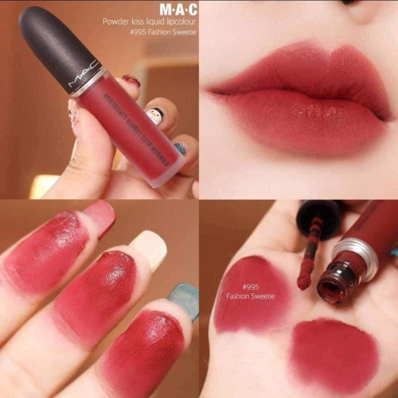 Son Kem MAC Powder Kiss Matte Liquid Lipstick M·A·C 5ml