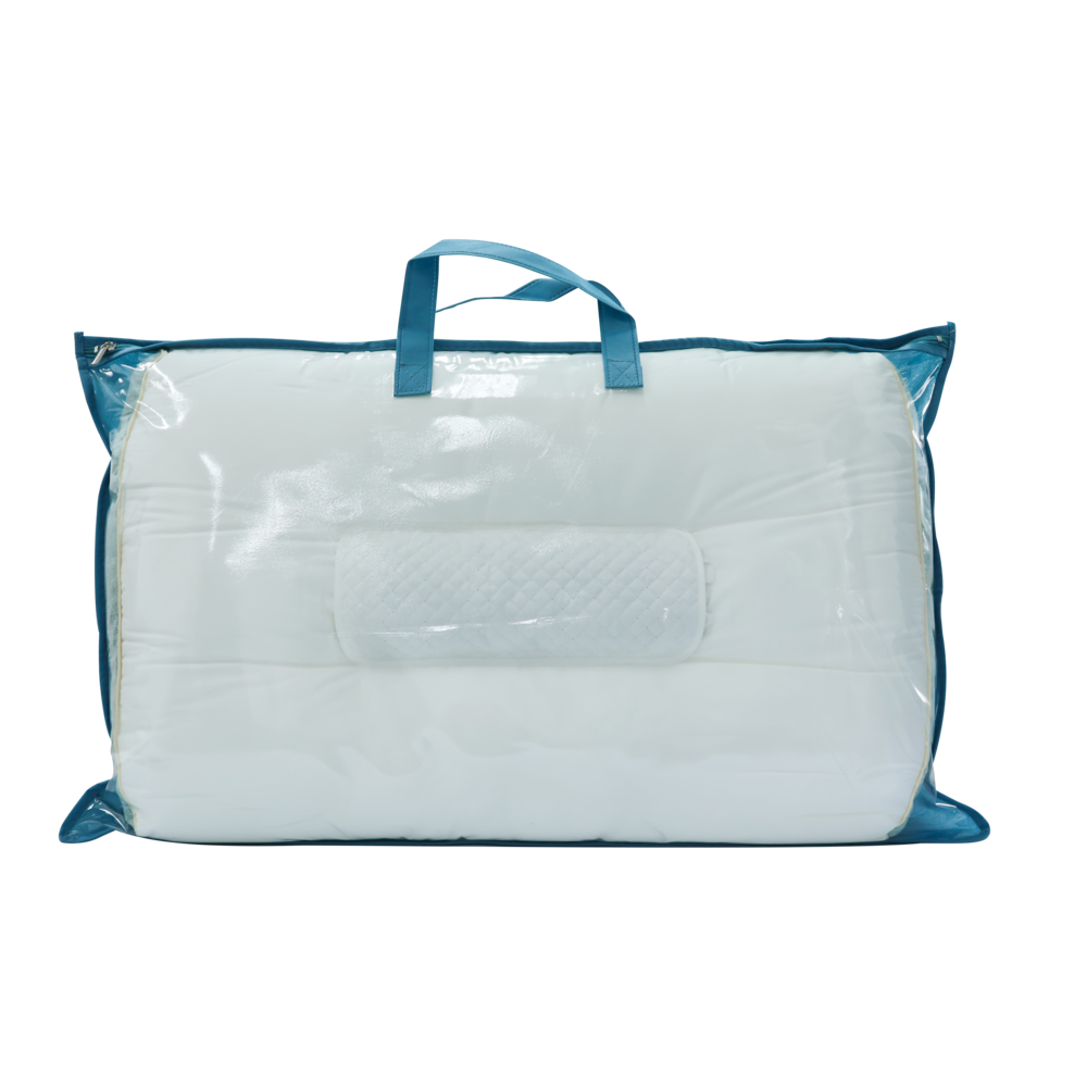 Gối thư giãn, ruột gối đầu thảo dược Super Fine Plant Coolong NIN House chăm sóc vai gáy cổ 48x74cm công thái học