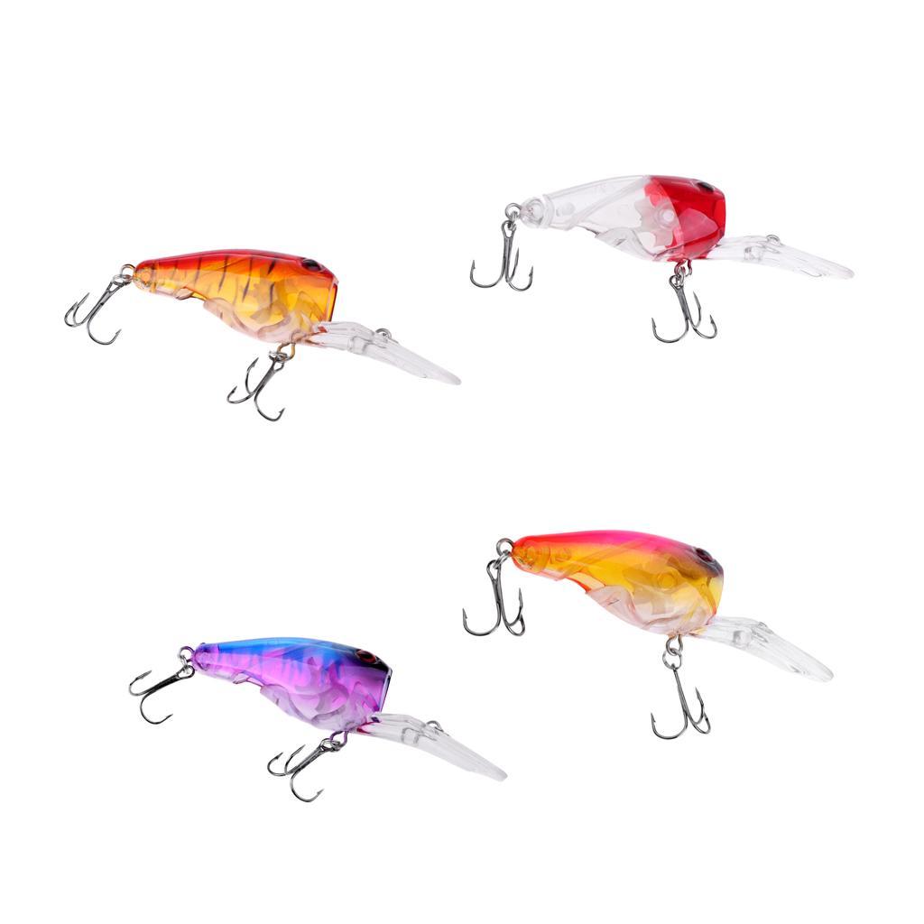 1 Piece Luminous Fishing Lures with Hooks Fishing Baits Hard Baits Minnow Baits Tool