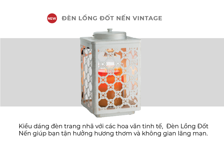 Đèn lồng đốt nến Yankee Candle - Vintage