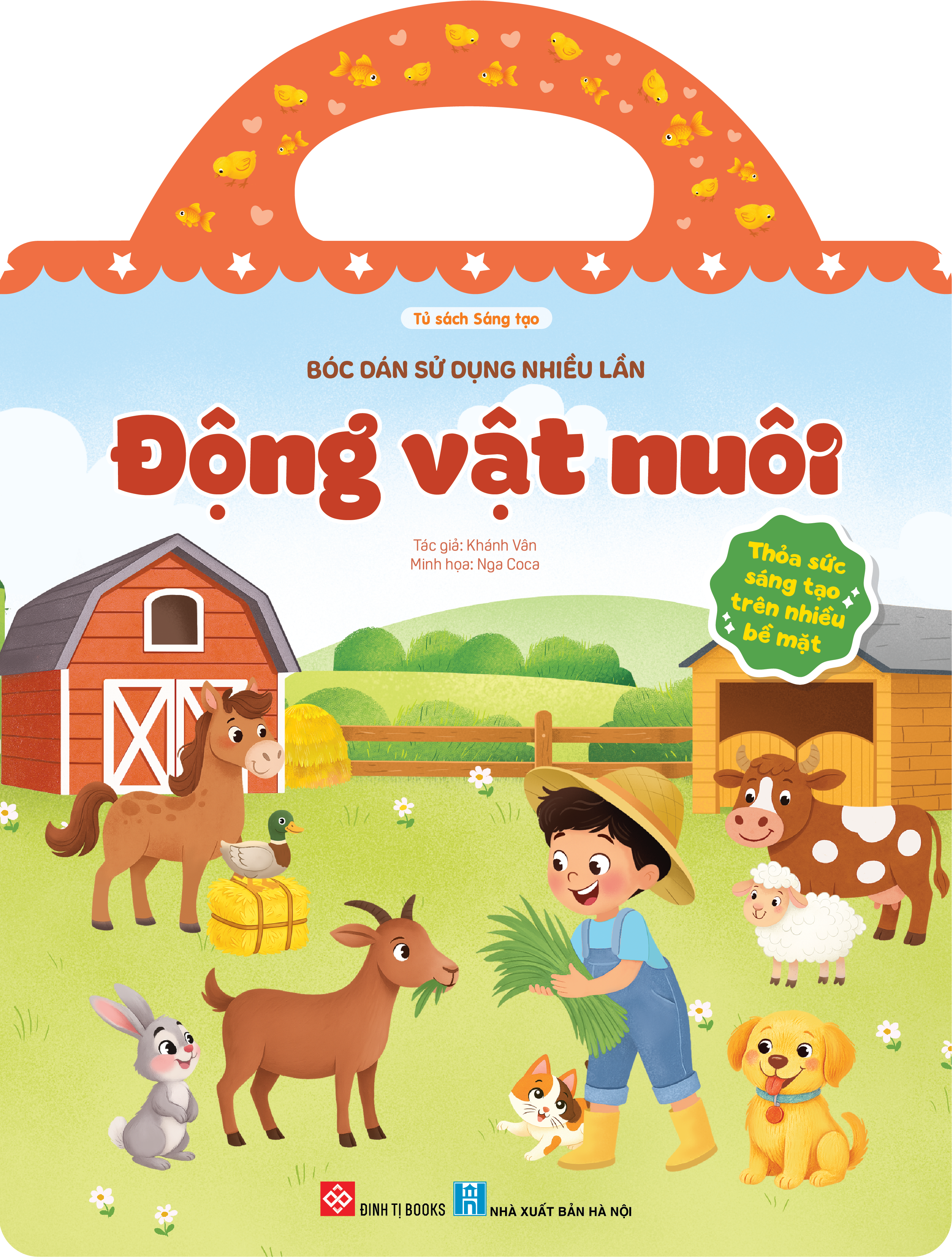 Sách - Bóc Dán Sử Dụng Nhiều Lần - Động Vật Nuôi