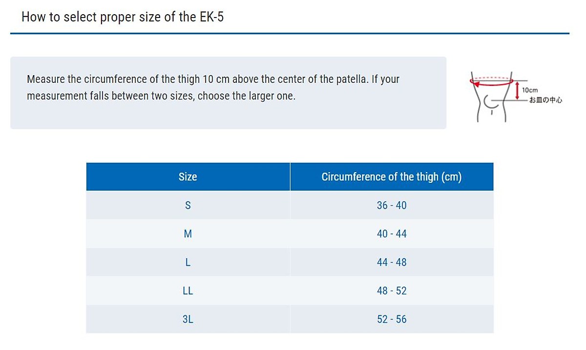 ZAMST EK-5 (Knee support)