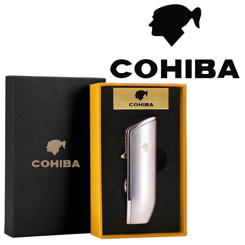 Quẹt khò 3 tia Cohiba đa năng full box