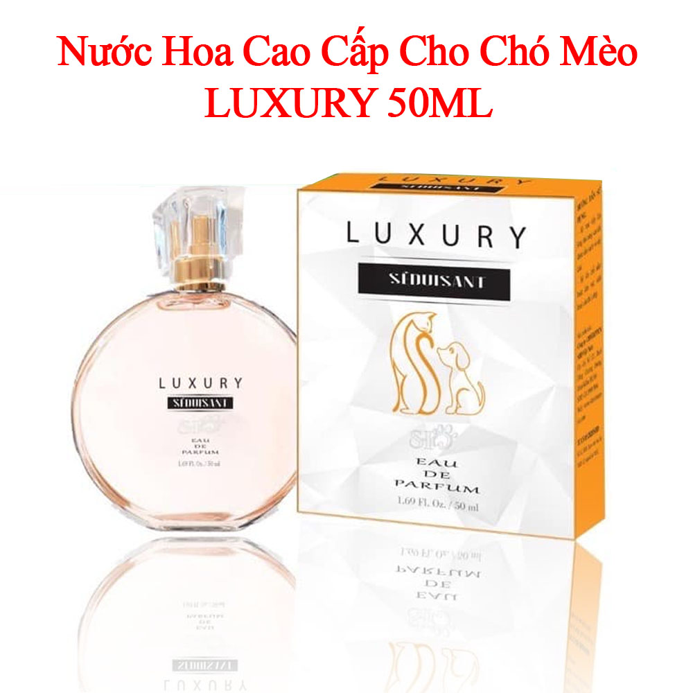 Nước Hoa Cao Cấp Dành Cho Chó Mèo LUXURY 50ml