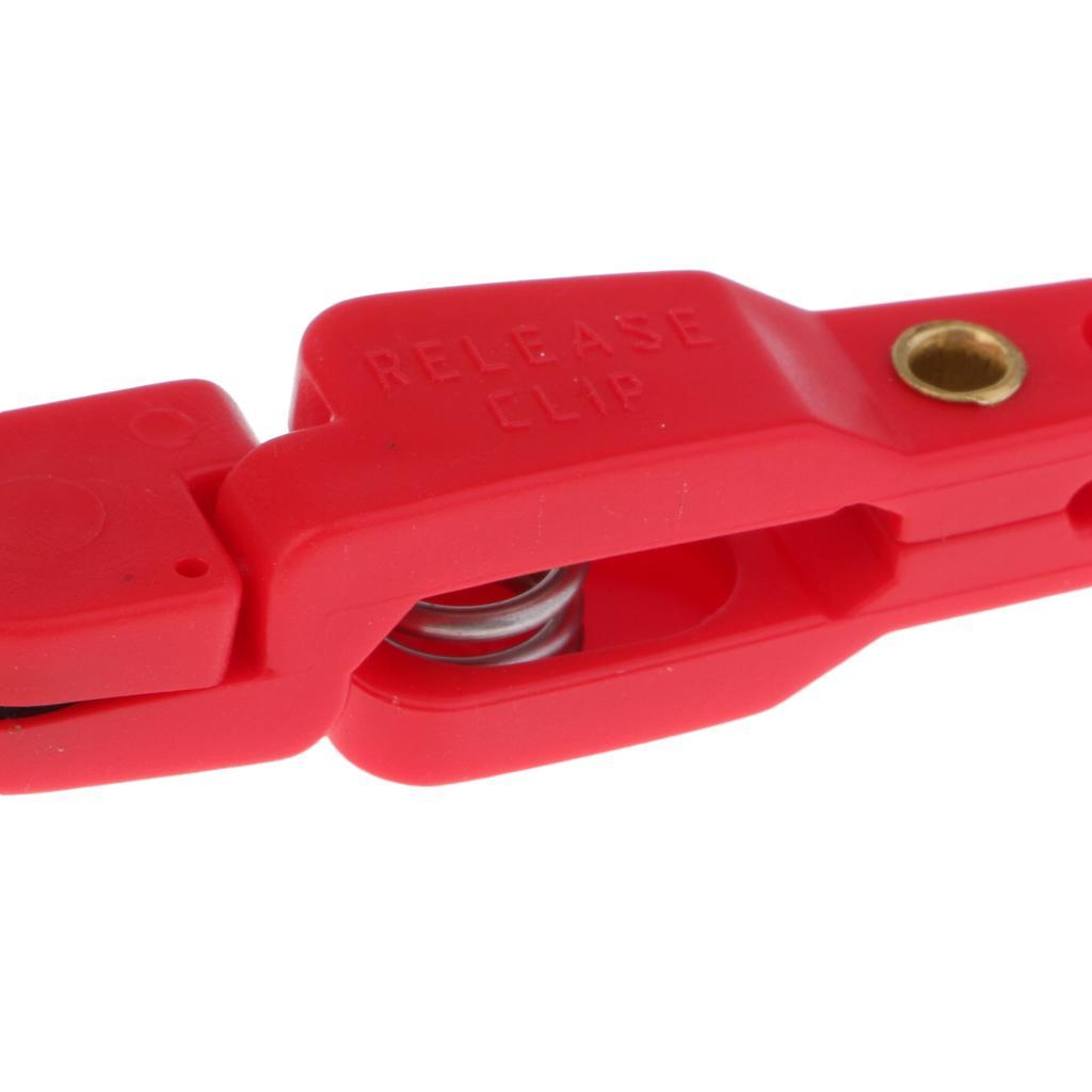 3 X Plastic Snap Release Clip For Weight Planer Board Kite Heavy Tension Red