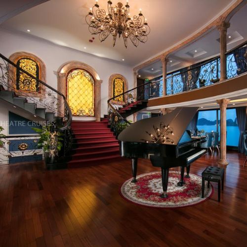 Voucher 2N1Đ Ngủ Đêm Trên Du Thuyền 5 sao Le Theatre Cruises Sang Trọng Tại Vịnh Hạ Long