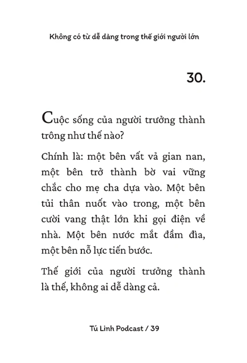 Không Có Từ Dễ Dàng Trong Thế Giới Người Lớn - TIME