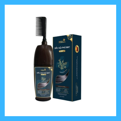 Dầu Gội Phủ Bạc DEGO PHARMA 200ml Nhuộm Đen Tóc Tự Nhiên Tại Nhà