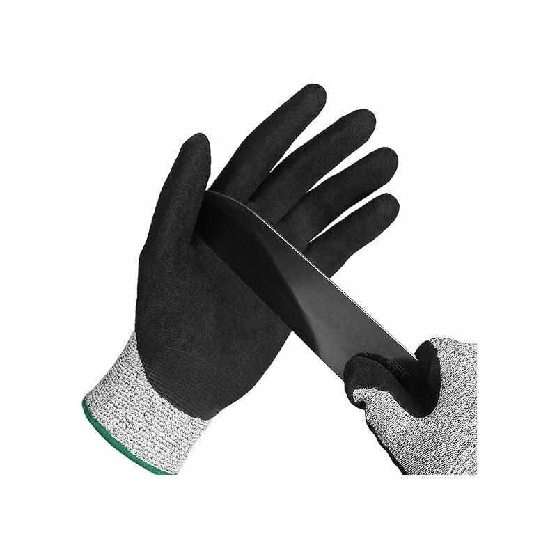 Hình ảnh Găng tay chống cắt, Găng tay Oyster Cấp 5 Bảo vệ bằng thép kim loại bằng thép không gỉ thích hợp cho găng tay hàu cho hàu