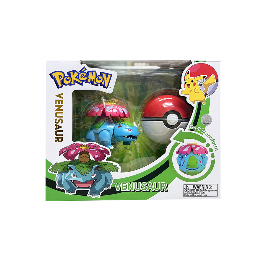 Đồ Chơi Trẻ Em Bóng Pokemon Biến Hình: Venusaur POKEMON TOYS ZC8903E