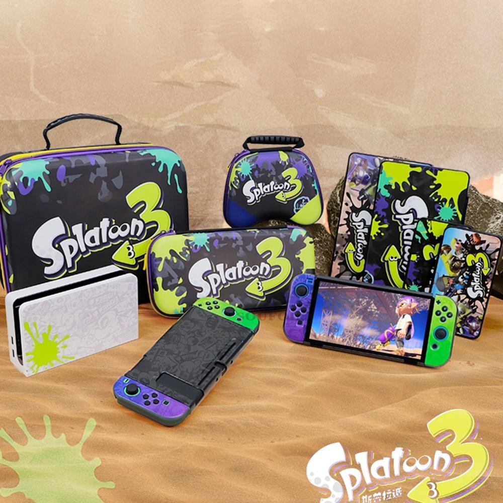 Vỏ Bảo Vệ Đế Sạc Máy Chơi Game Nintendo Switch Oled Splatoon-Ver 3