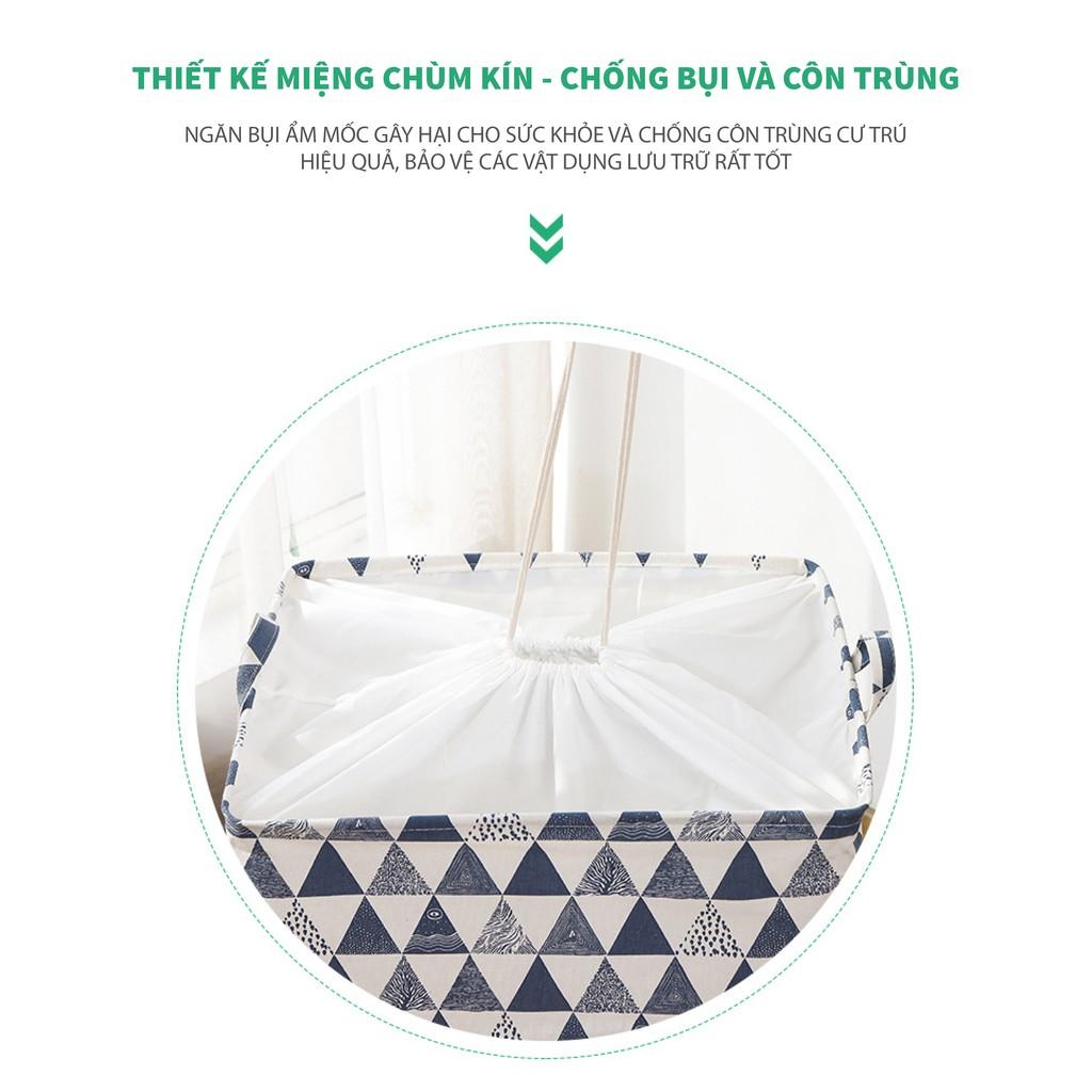 Túi vải đựng đồ cỡ lớn 100 lít, siêu to khổng lồ 50x50x40 cm