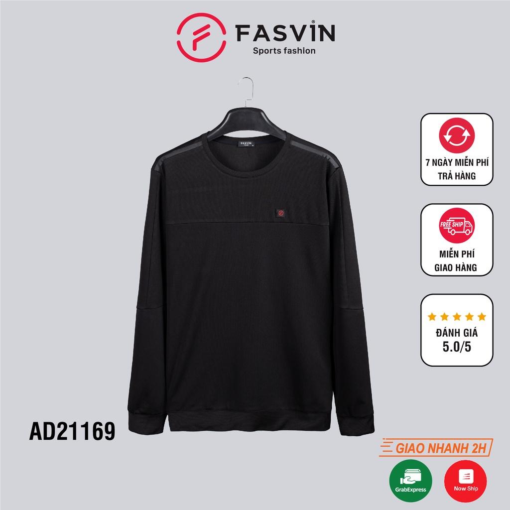 Áo thun bigsize thể thao nam Fasvin AD21169.HN áo dài tay chất vải mềm mại co giãn thoải mái