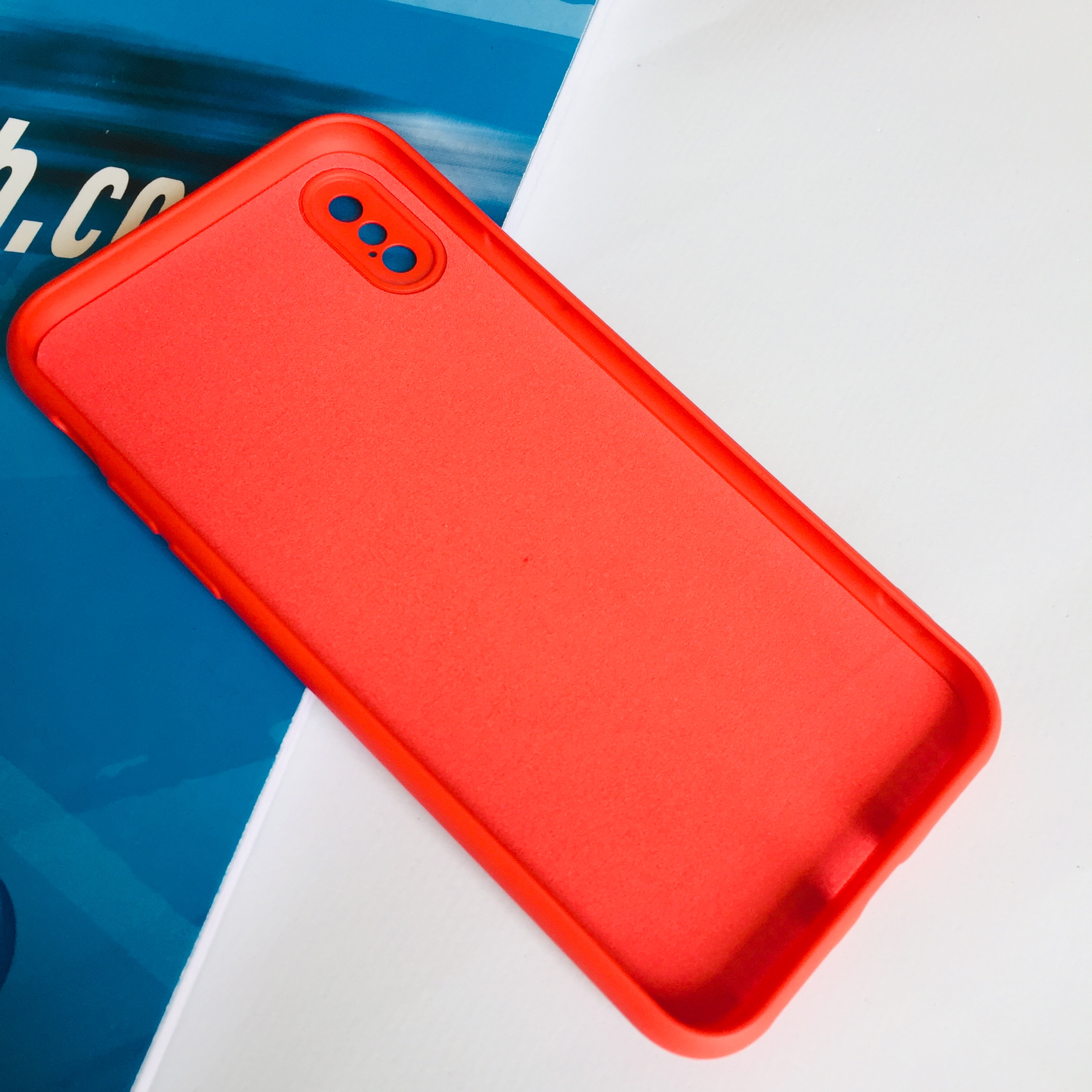 Ốp Lưng Silicone Dẻo Lót Nhung Nỉ Chống Sốc Dành Cho Điện Thoại iPhone XSMax .