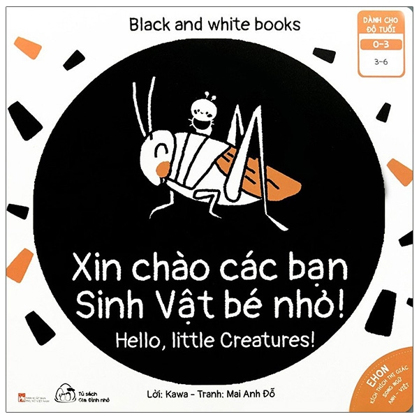 Ehon Kích Thích Thị Giác - Song Ngữ - Black and White Books - Combo Bộ 6 Quyển (Bé 0-3 Tuổi)