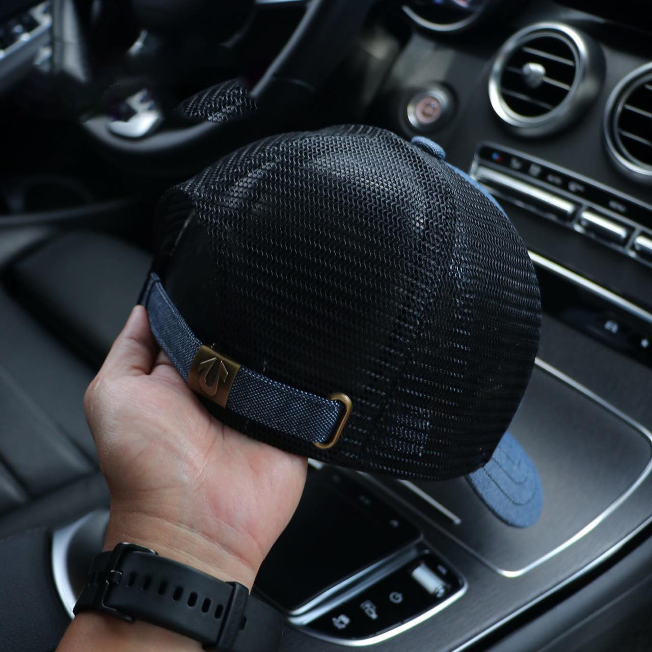 Nón kết, mũ lưỡi trai Ông Địa 79 vải kaki phối lưới form đẹp thời trang đường phố