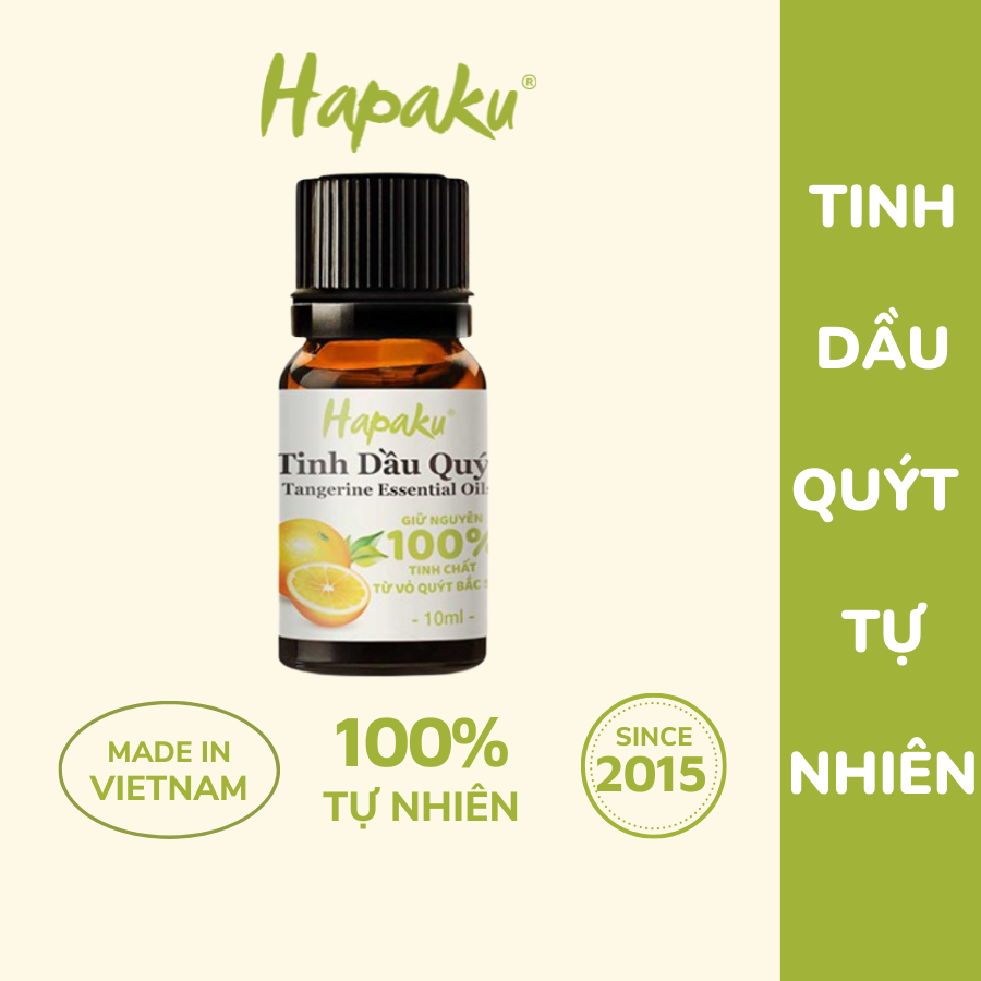 Tinh Dầu Quýt Tự Nhiên Nguyên Chất Hapaku - Tinh Dầu Tự Nhiên 100%