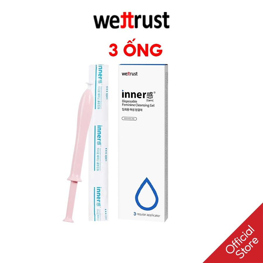 Inner Gel Vệ Sinh Vùng Kín Dạng Gel WETTRUST INNER GARM Disposable Feminine Cleansing Gel x 5 Ống