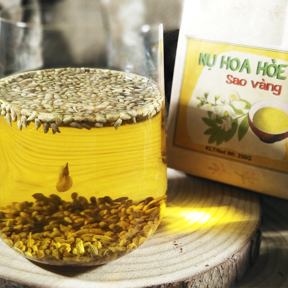 Trà hoa hòe sấy khô cao cấp túi 250g - Hoa hòe giúp ổn định huyết áp, tốt cho người giãn tĩnh mạch, ngủ ngon, thanh nhiệt - sản phẩm đã được sao vàng cho mùi vị thơm dễ uống - Thích hợp làm quà tặng người cao tuổi