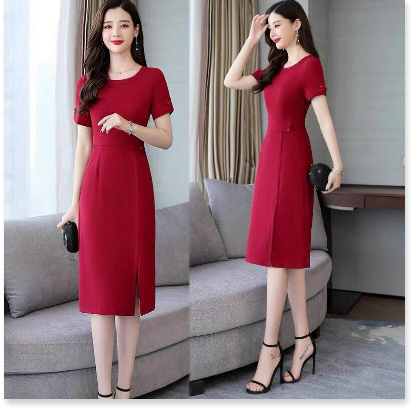 ĐẦM COTTON LỤA DÁNG SUÔNG