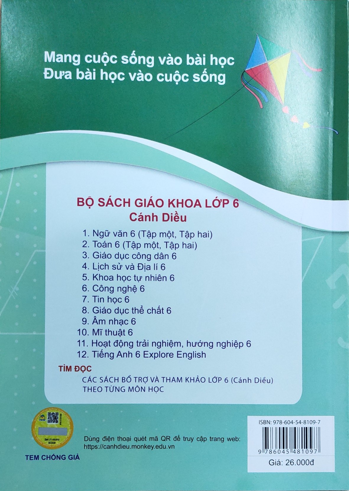 Bài tập Toán lớp 6 Tập 1 (Bộ Cánh Diều)