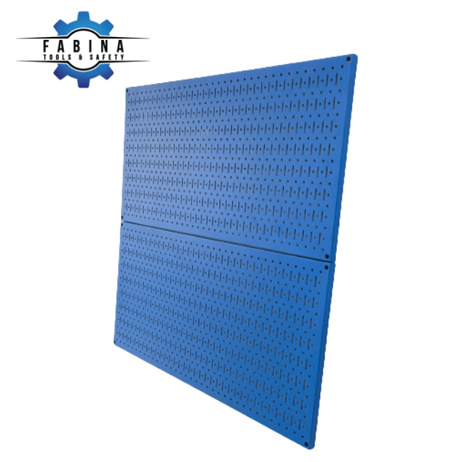 Tấm lưới đôi Pegboard xanh dương mờ treo tường FABINA - 2 tấm