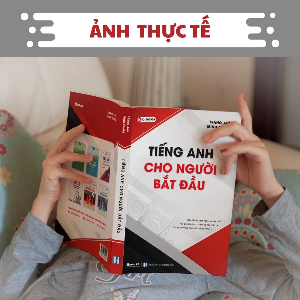 Combo sách học tiếng anh giao tiếp cơ bản cho người mới bắt đầu moonbook