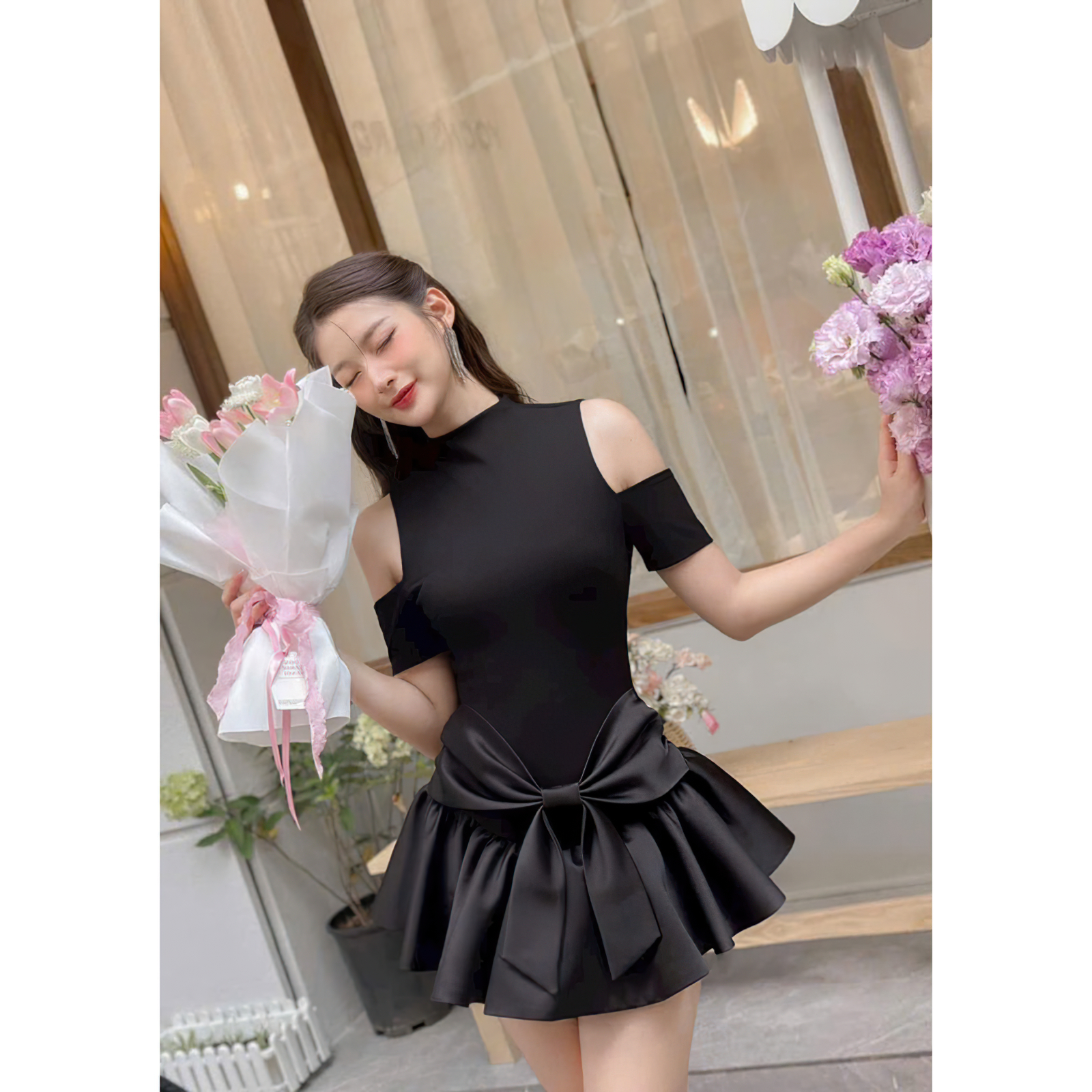 Đầm dự tiệc MINA thiết kế dáng xoè mini trẻ trung xinh đẹp - MN255