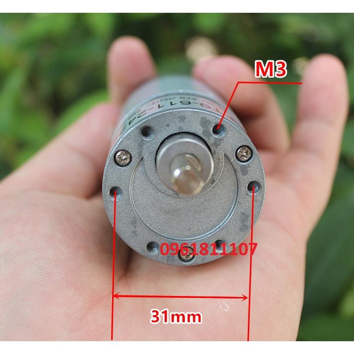 Motor giảm tốc 12V 45 vòng 24V 30 VÒNG 555