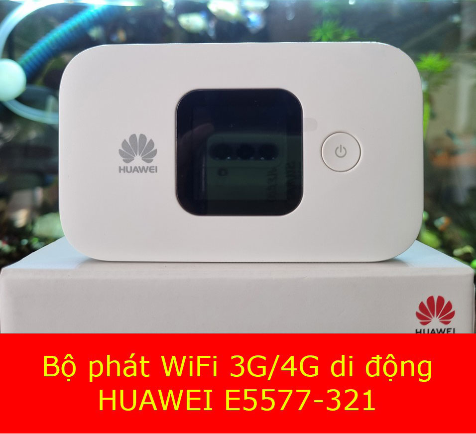 Huawei E5577 Trắng | Bộ Phát Wifi chuẩn 4G Chất Lượng Tốt Tiêu Chuẩn Anh - Hàng Nhập khẩu