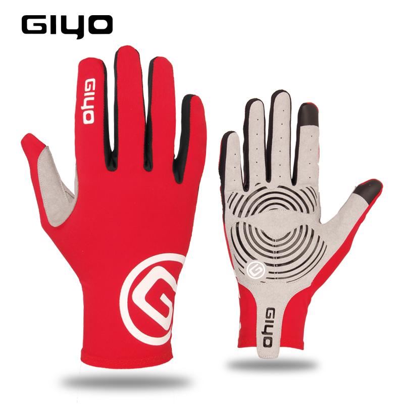 GIYO Thể Thao Màn Hình Cảm Ứng Dài Full Ngón Gel Găng Tay Thể Thao Đạp Xe Nam Nữ Găng Tay Xe Đạp MTB Road Bike Riding Racing Găng Tay Color: Half Finger Green Size: S