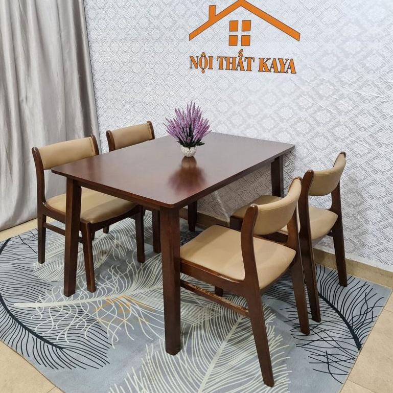 Bộ bàn 4 ghế Benla 1m2 (Tự Nhiên)