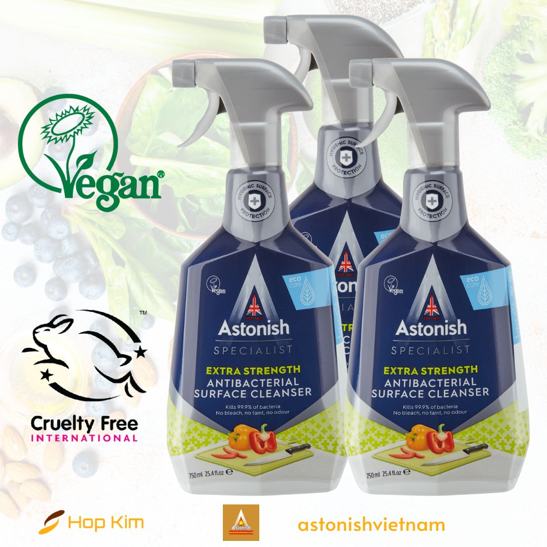 Nước lau vệ sinh bếp Astonish C6700 khử mùi xuất sắc cho không gian bếp thêm thoáng mát hương thơm dễ chịu