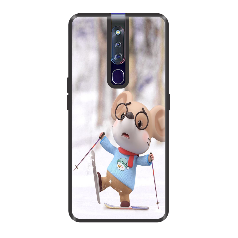 Ốp lưng TPU viền dẻo cho điện thoại OPPO F11 PRO Hình Chuột Tết 2020 - Mẫu 21