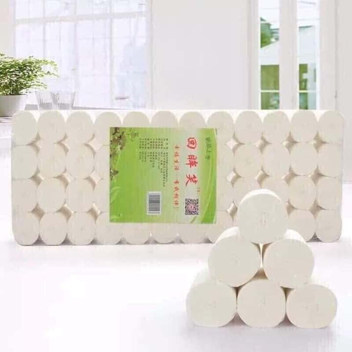 Giấy vệ sinh 1 bịch 50 cuộn tiết kiệm tiện lợi mịn màng