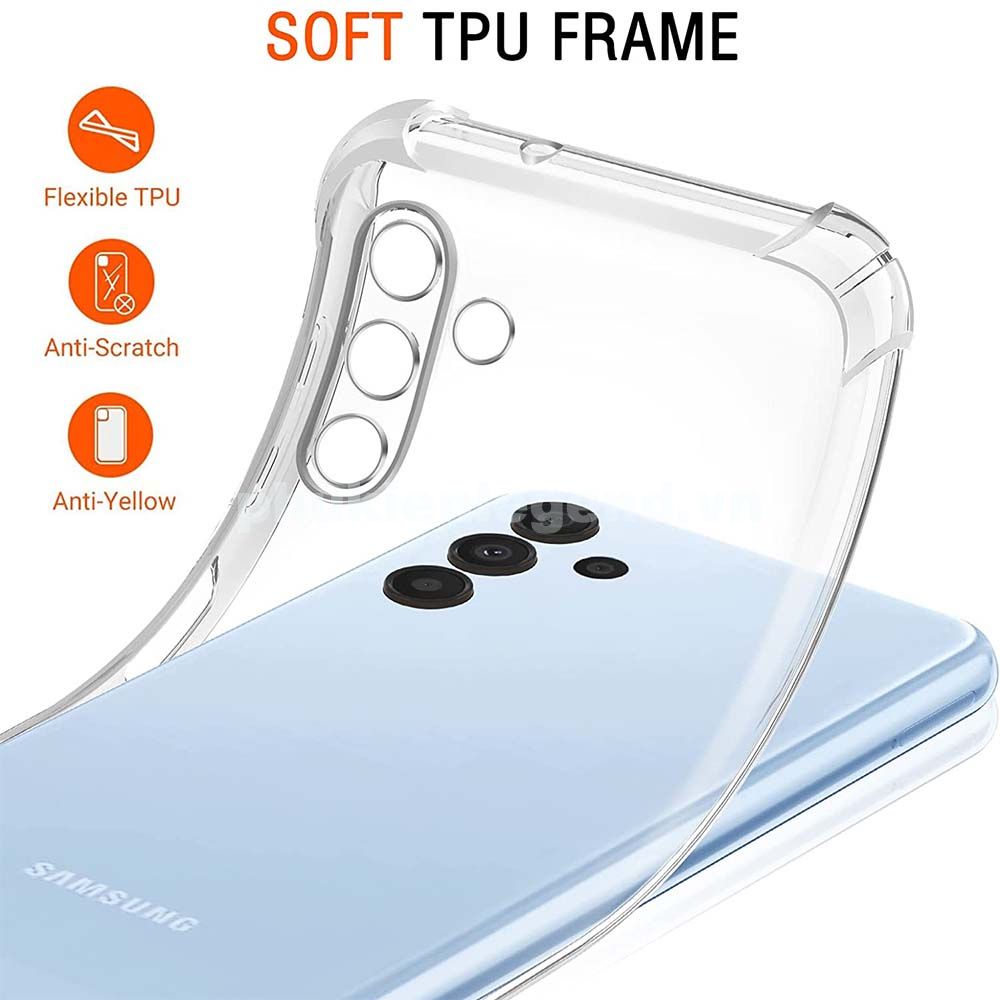 Hình ảnh Ốp lưng cho SamSung Galaxy A54 5G trong suốt chống sốc bảo vệ camera sau - Hàng chính hãng