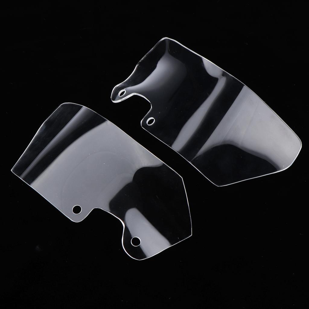 1 Pair Motorcycle Windshield  Deflectors for   Clear