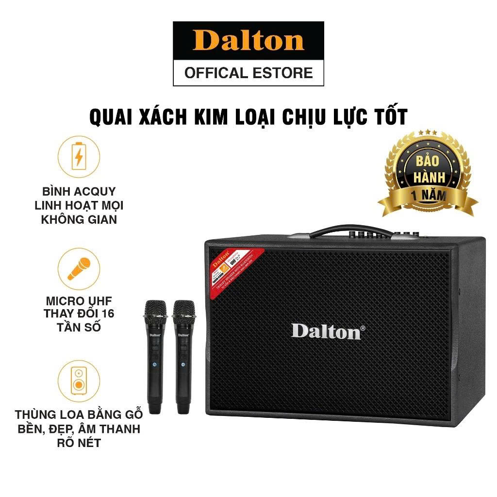 Loa karaoke xách tay Dalton PS-K110A công suất 280W bass đường kính 2.5 tấc ( 25 cm ) củ từ lớn, loa treble 10 inchs - HÀNG CHÍNH HÃNG-Sản phẩm sản xuất tại Việt Nam [ Bảo hành 12 tháng ]